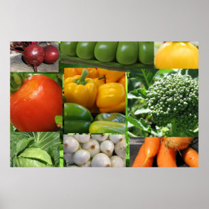 Achtertuin Plantaardige tuin Poster