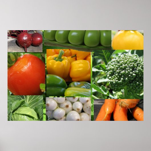 Achtertuin Plantaardige tuin Poster (Voorkant)