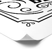Achtertuin regels: Ontspan, speel en geniet Poster (Hoek)