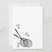 Achtertuin Spelletjes / Badminton Kaart (Achterkant)