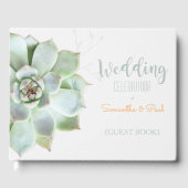 Achtertuin Succulent Wedding Gastenboek (Voorkant)