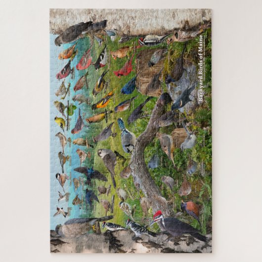 Achtertuin van Maine Legpuzzel (Verticaal)