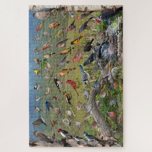 Achtertuin van Michigan Legpuzzel (Verticaal)