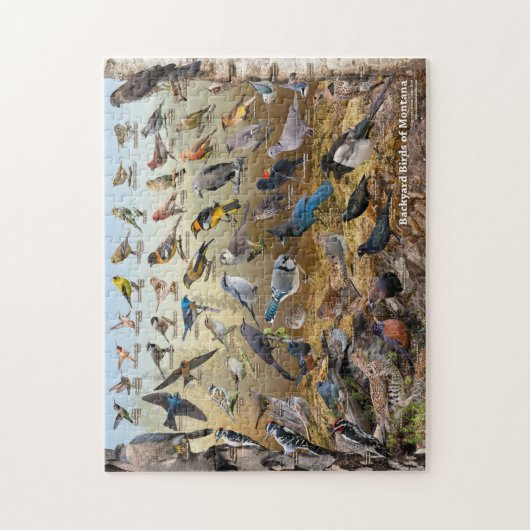 Achtertuin van Montana Legpuzzel (Verticaal)