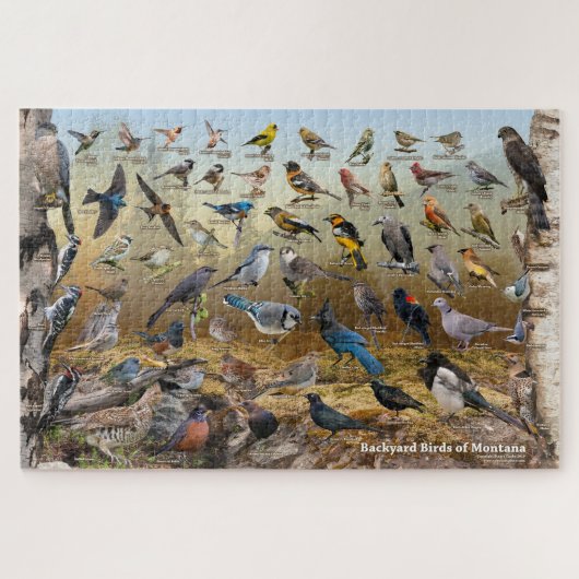 Achtertuin van Montana Legpuzzel (Horizontaal)