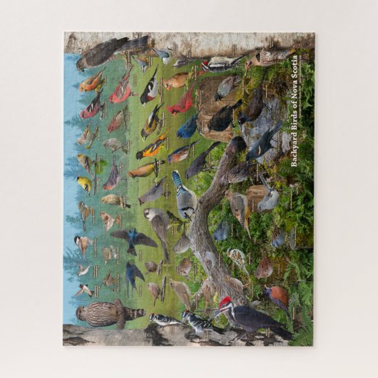Achtertuin van Nova Scotia Legpuzzel (Verticaal)