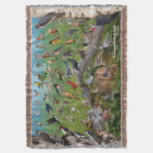 Achtertuin van Ohio Deken (Voorkant Verticaal)