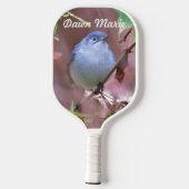 Achtertuin Vogel - Blue-Grey Gnatcather Gepersonal Pickleball Paddle (Achterkant)
