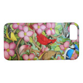 Achtertuin vogels in Dogwood Tree iPhone Case (Achterkant (Horizontaal))