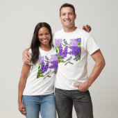 Achtertuin Vogels in het Shirt van Lilacs (Unisex)