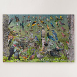 Achtertuin vogels in Noord-Californië Legpuzzel