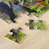 Achtertuin vogels in Noord-Californië Legpuzzel (Zijkant)