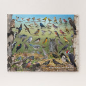 Achtertuin vogels in South Dakota Legpuzzel (Horizontaal)