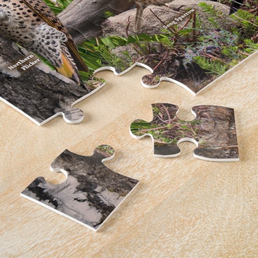 Achtertuin vogels in South Dakota Legpuzzel (Zijkant)