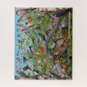Achtertuin vogels Indiana Puzzle Legpuzzel (Verticaal)