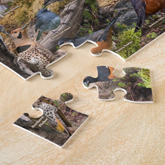 Achtertuin vogels Iowa Legpuzzel (Zijkant)