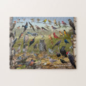 Achtertuin vogels Iowa Legpuzzel (Horizontaal)
