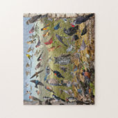 Achtertuin vogels Iowa Legpuzzel (Verticaal)