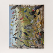 Achtertuin vogels Iowa Legpuzzel (Verticaal)