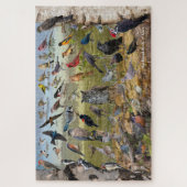 Achtertuin vogels Iowa Legpuzzel (Verticaal)