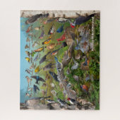 Achtertuin vogels Maryland Legpuzzel (Verticaal)