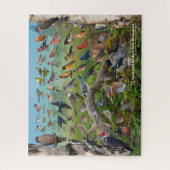 Achtertuin vogels New Brunswick Legpuzzel (Verticaal)