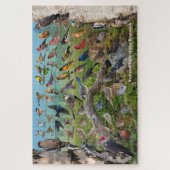 Achtertuin vogels New Brunswick Legpuzzel (Verticaal)