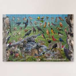 Achtertuin vogels Rhode Island Legpuzzel