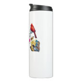 Achtertuin Vogels Thermal Tumbler Thermosbeker (Geroteerd rechts)