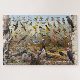 Achtertuin vogels van Alberta Legpuzzel