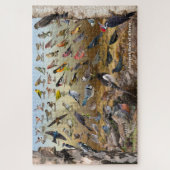 Achtertuin vogels van Alberta Legpuzzel (Verticaal)