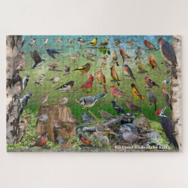 Achtertuin vogels van de Oost-Amerikaanse puzzel