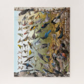 Achtertuin vogels van Idaho Legpuzzel (Verticaal)