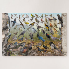Achtertuin vogels van Idaho Legpuzzel