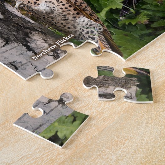 Achtertuin vogels van Illinois Legpuzzel (Zijkant)