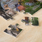 Achtertuin vogels van Illinois Legpuzzel (Zijkant)