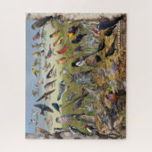 Achtertuin vogels van Kansas Legpuzzel (Verticaal)