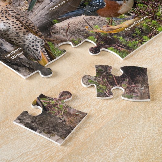 Achtertuin vogels van Kansas Legpuzzel (Zijkant)