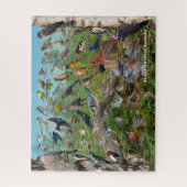 Achtertuin vogels van Kentucky Legpuzzel (Verticaal)