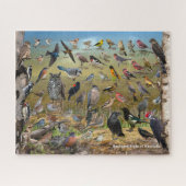 Achtertuin vogels van Manitoba Legpuzzel (Horizontaal)