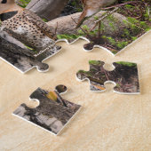 Achtertuin vogels van Manitoba Legpuzzel (Zijkant)