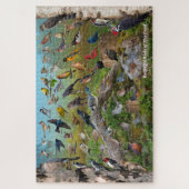 Achtertuin vogels van Maryland Legpuzzel (Verticaal)