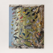 Achtertuin vogels van Nebraska Legpuzzel (Verticaal)