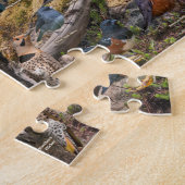 Achtertuin vogels van Nebraska Legpuzzel (Zijkant)