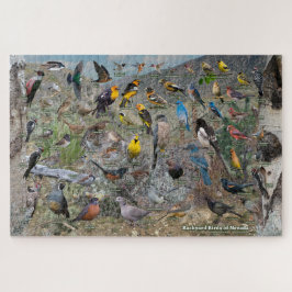 Achtertuin vogels van Nevada Legpuzzel