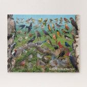 Achtertuin vogels van New York Legpuzzel (Horizontaal)