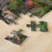 Achtertuin vogels van North Carolina Legpuzzel (Zijkant)