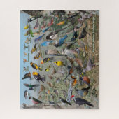 Achtertuin vogels van Oost-Oregon Legpuzzel (Verticaal)