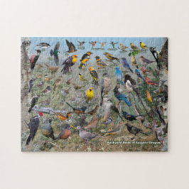 Achtertuin vogels van Oost-Oregon Legpuzzel