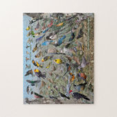 Achtertuin vogels van Oost-Oregon Legpuzzel (Verticaal)